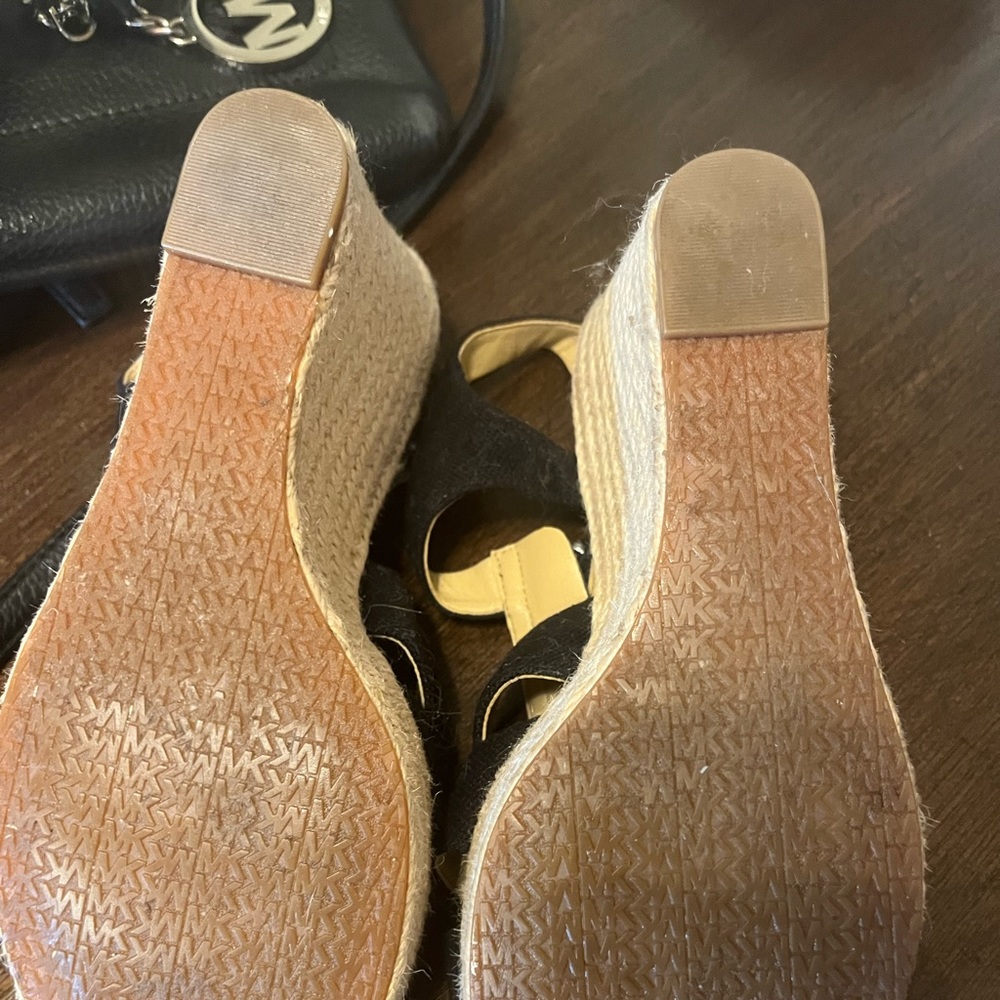 Michael Kors open toe wedges